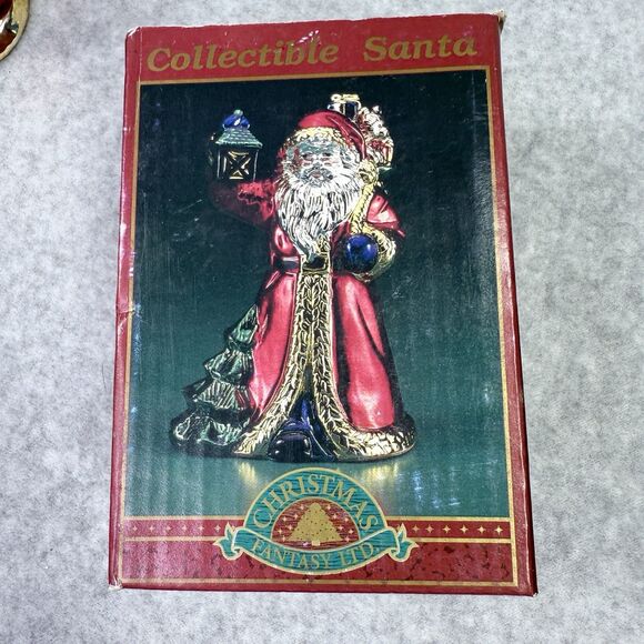 Christmas Fantasy Santa Collection Mercury Glass Santa Collectible Gift Figurine - Picture 6 of 8